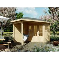 Fjordholz 5-Eck Holzgartenhaus Modell Evelyn 1B | 6x4m