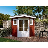 Fjordholz 5-Eck Holzgartenhaus Modell Evelyn 1A | 5x5m