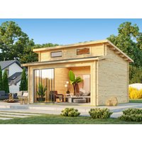 Fjordholz Holzgartenhaus Avantgarde 44-B Alu | 6x4m