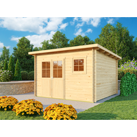 Fjordholz Pultdach Holzgartenhaus Modell Ezra 5F | 3x3m