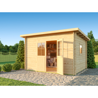 Fjordholz Pultdach Holzgartenhaus Modell Ezra 4E | 3x3m