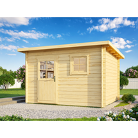Fjordholz Pultdach Holzgartenhaus Modell Ezra 4B | 3x3m