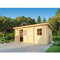 Fjordholz Pultdach Holzgartenhaus Modell Ezra 5H | 5x3m