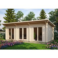 Fjordholz Holzgartenhaus Modell Jacob 90 H | 7x4m