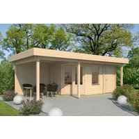 Fjordholz Holzgartenhaus Modell Nora 44 H Klassik | 8x4m