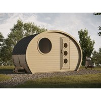 Ovales Camping Fass Modell Frodo 195 | 6x4m