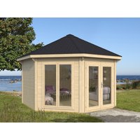 Gartenpavillon Modell Modern 12 m² mit 2 Fenstern | 4x3m