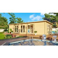 Fjordholz Holzgartenhaus Modell Game Room 70 | 10x4m
