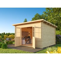 Fjordholz Pultdach Holzgartenhaus Modell Ezra 5D | 4x3m