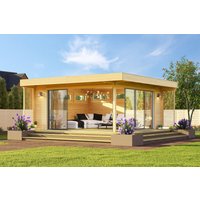 Fjordholz Holzgartenhaus Melany Alu 70 | 6x4m