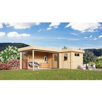Fjordholz Holzgartenhaus Alu Concept 44 N | 6x4m