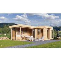 Fjordholz Holzgartenhaus Alu Concept Quinta 44 | 6x4m