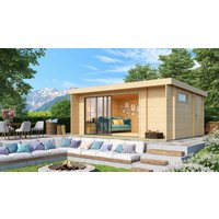 Fjordholz Holzgartenhaus Alu Concept 70 B | 6x4m