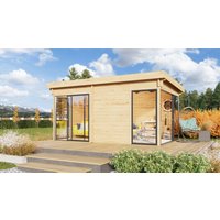 Fjordholz Holzgartenhaus Alu Concept 70 G | 6x4m