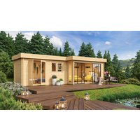 Fjordholz Holzgartenhaus  Alu Concept 70 K | 6x4m