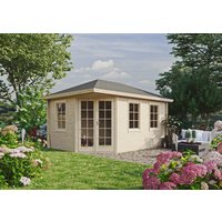 Fjordholz Holzgartenhaus Modell Kiano 44 D | 4x3m