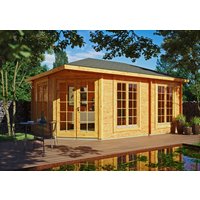 Fjordholz Holzgartenhaus Modell Glasgow 44 D | 5x4m