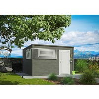 Fjordholz Holzgartenhaus Modell Q-BIC Modern 44 D | 4x3m