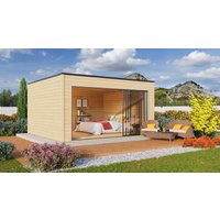 Fjordholz Holzgartenhaus Modell Q-BIC Alu 44 C | 5x4m