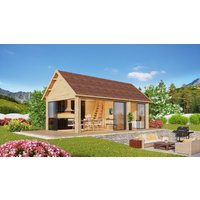 Fjordholz Holzgartenhaus Lounge Marek | 8x5m