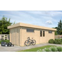 Fjordholz Holzgartenhaus Modell Vaud 44 | 8x3m