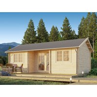 Fjordholz Holzgartenhaus Modell Wallis 44 | 6x4m