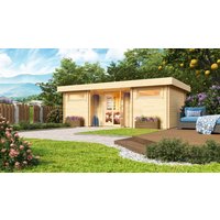 Fjordholz Holzgartenhaus Modell Aargau 44 | 7x4m