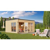 Fjordholz Holzgartenhaus Modell Q-BIC 44 B | 5x4m