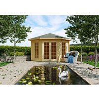 Holzgartenhaus Modell Leon 40 D | 3x3m