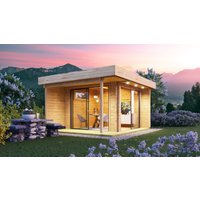 Fjordholz Holzgartenhaus Alu Concept Relax 70 D | 5x4m