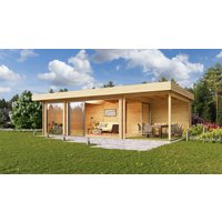 Fjordholz Holzgartenhaus Alu Concept 70 O | 9x6m