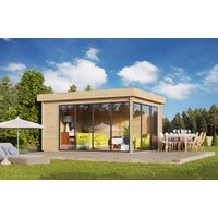 Fjordholz Holzgartenhaus Alu Concept 70 A | 7x4m