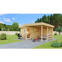 Fjordholz Holzgartenhaus Modell Roxana 44 | 6x5m