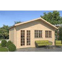 Fjordholz Holzgartenhaus Modell Rolf 44 A | 6x4m