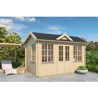 Fjordholz Holzgartenhaus Modell Teehaus Oxford 44 | 6x4m