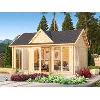 Fjordholz Holzgartenhaus Modell Teehaus Wakefield 44 | 6x4m