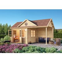 Fjordholz Holzgartenhaus Modell Teehaus Kirkless 44 | 6x4m