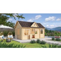 Fjordholz Holzgartenhaus Modell Teehaus Bradford 44 | 5x4m