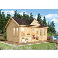 Fjordholz Holzgartenhaus Modell Teehaus Leeds 70 | 6x4m