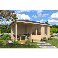 Fjordholz Holzgartenhaus Modell Lisa 44 D Klassik | 4x3m