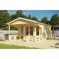 Holzgartenhaus Modell Kolding 40 | 5x4m