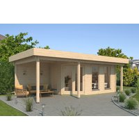 Fjordholz Holzgartenhaus Modell Nora 44 I Modern | 8x4m