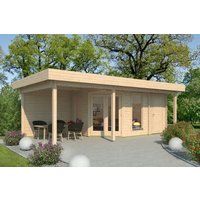 Fjordholz Holzgartenhaus Modell Nora 44 H Modern | 8x4m