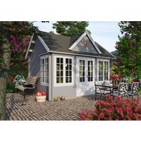 Fjordholz Holzgartenhaus Modell Teehaus Windsor 28 | 4x3m