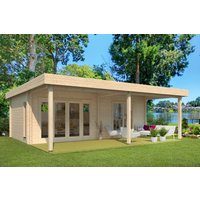 Fjordholz Gartenlounge Modell Oskar 44 | 7x4m