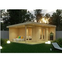 Fjordholz Gartenlounge Modell Klaus 44 | 6x4m