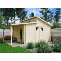 Fjordholz Holzgartenhaus Modell Varianta 44 F +SD | 5x4m