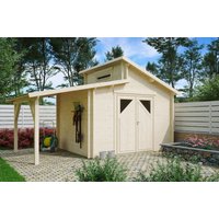 Fjordholz Holzgartenhaus Modell Varianta 44 C +SD | 4x3m