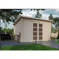 Fjordholz Holzgartenhaus Modell Max 44 G | 3x3m