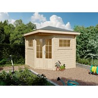 Fjordholz 5-Eck Holzgartenhaus Modell Evelyn 2A